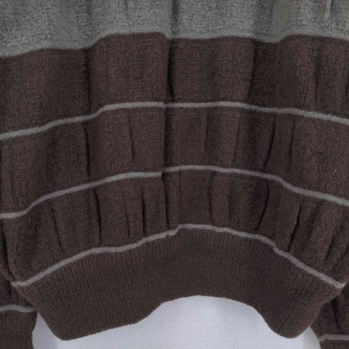イッセイミヤケ ISSEY MIYAKE 70S オールスタイルタグ マルチボーダーボリュームニット メンズ