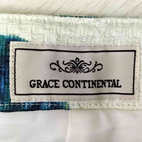 グレースコンチネンタル GRACE CONTINENTAL ローズプリント キュロットショートパンツ レディース 34