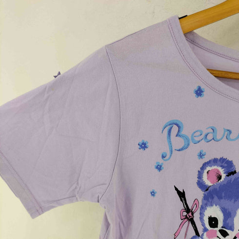 ミルク MILK BEARS HOLYDAY アニマルプリントTシャツ レディース