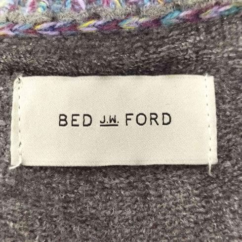 ベッドフォード BED J.W. FORD Long long sleeve エルボーパッチモールニットセーター メンズ JPN:3