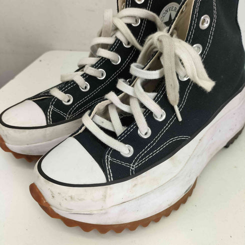 コンバース CONVERSE RUN STAR HIKE BLACK HI CUT ランスター ハイク ブラックハイ メンズ JPN:23.5