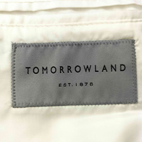 トゥモローランド TOMORROWLAND クールマックスサッカー 4Bダブルブレストテーラードジャケット メンズ JPN:M