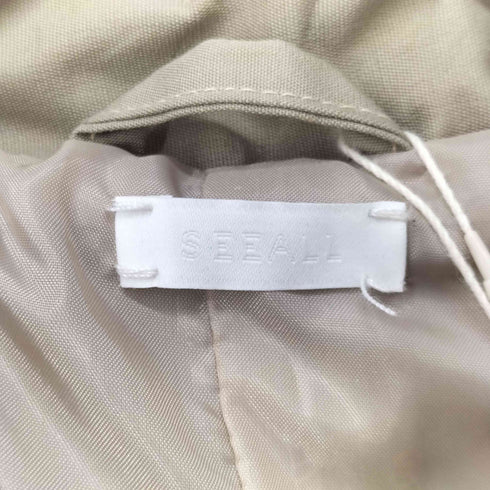 シーオール SEEALL RECONSTRUCTED TRENCH COAT トレンチコート メンズ FREE