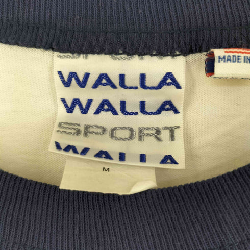 WALLA SPORT USA製 七分袖 ラグラン Tシャツ メンズ M