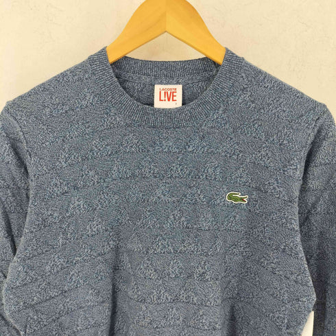 ラコステライブ Lacoste Live ロゴワッペン コットン 長袖 ニット レディース 3