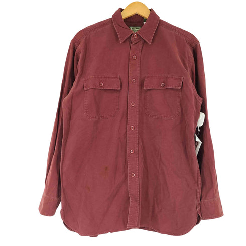 エルエルビーン L.L.Bean MADE IN USA 両フラップ コットンシャツ メンズ JPN:M