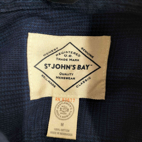 セントジョンズベイ STJOHNS BAY ボタンダウンチェックネルシャツ メンズ JPN:M