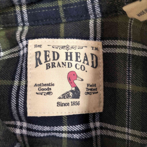 レッドヘッド RED HEAD ボタンダウン チェックネルシャツ メンズ JPN:M