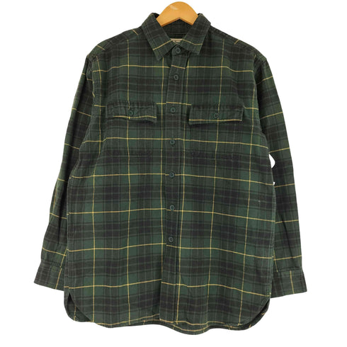 エルエルビーン L.L.Bean フラップ ロングスリーブ チェックネルシャツ メンズ JPN:M
