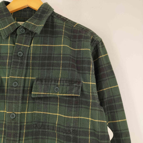 エルエルビーン L.L.Bean フラップ ロングスリーブ チェックネルシャツ メンズ JPN:M