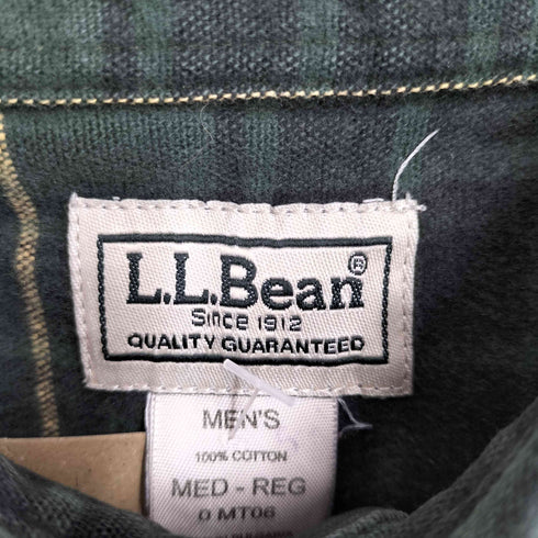 エルエルビーン L.L.Bean フラップ ロングスリーブ チェックネルシャツ メンズ JPN:M