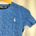 ポロラルフローレン POLO RALPH LAUREN カシミヤ混 ケーブルニット 半袖セーター レディース JPN:XS