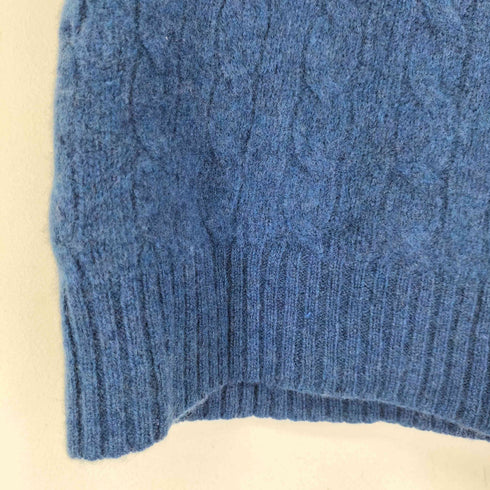 ポロラルフローレン POLO RALPH LAUREN カシミヤ混 ケーブルニット 半袖セーター レディース JPN:XS