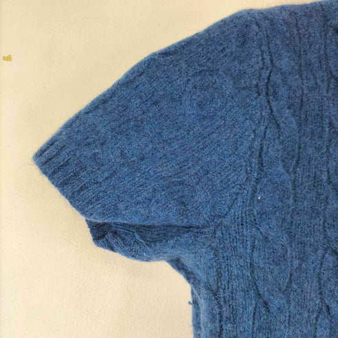 ポロラルフローレン POLO RALPH LAUREN カシミヤ混 ケーブルニット 半袖セーター レディース JPN:XS