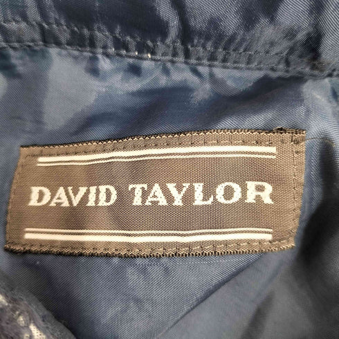 デヴィッドテイラー david taylor 両フラップ チェック ロングスリーブ アクリルシャツ メンズ JPN:L
