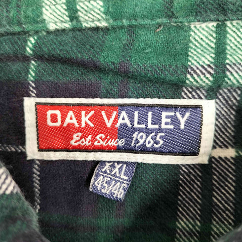 DAK VALLEY チェック プリントネルシャツ プリネル メンズ JPN:XXL