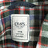 チャップス CHAPS ボタンダウンチェックネルシャツ メンズ JPN:M