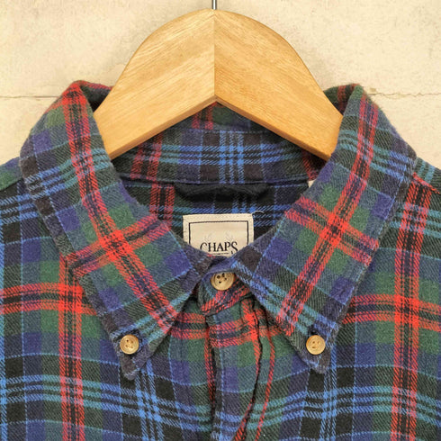 チャップス CHAPS ボタンダウンチェックネルシャツ メンズ JPN:L