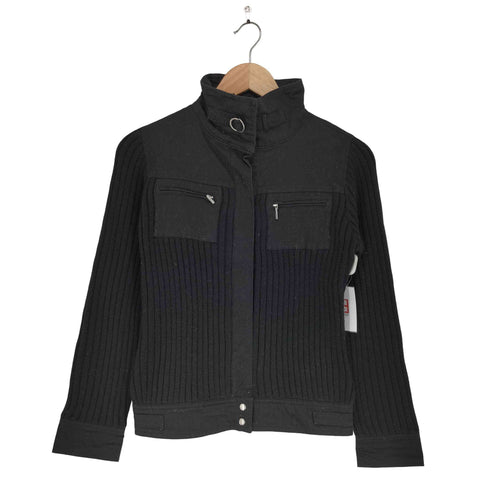 Bell Varenne Y2K ニット切替 ジャケット レディース JPN:M