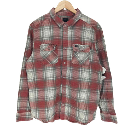 ルーカ RVCA HIGH PLAINS PLAID L/S FLANNEL SHIRTS フランネルシャツ メンズ JPN:L