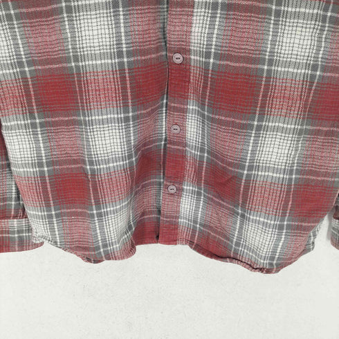 ルーカ RVCA HIGH PLAINS PLAID L/S FLANNEL SHIRTS フランネルシャツ メンズ JPN:L