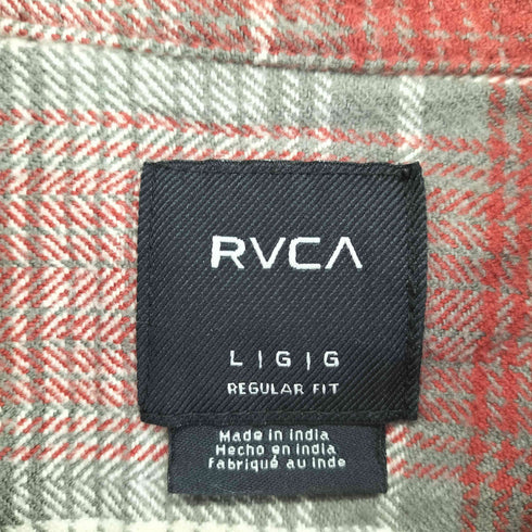 ルーカ RVCA HIGH PLAINS PLAID L/S FLANNEL SHIRTS フランネルシャツ メンズ JPN:L