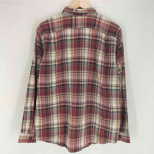 エディーバウアー Eddie Bauer ヘリンボーン ボタンダウン チェックシャツ メンズ JPN:L