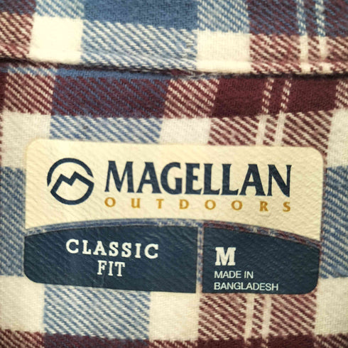 マゼラン magellan ボタンダウンチェックネルシャツ メンズ JPN:M