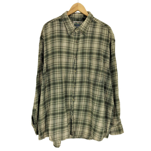 ロングスリーブ チェックネルシャツ メンズ JPN:XL 2XL