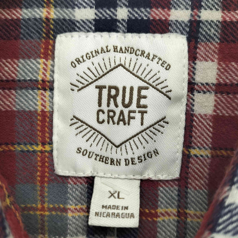 TRUE CRAFT ロングスリーブ チェックネルシャツ メンズ JPN:XL