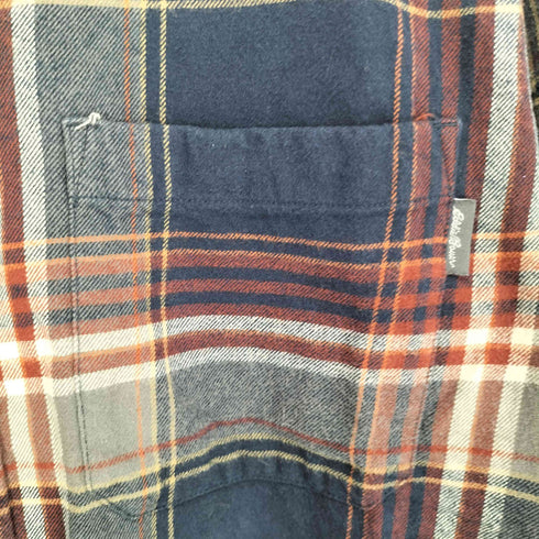 エディーバウアー Eddie Bauer ロングスリーブ チェックネルシャツ メンズ JPN:M