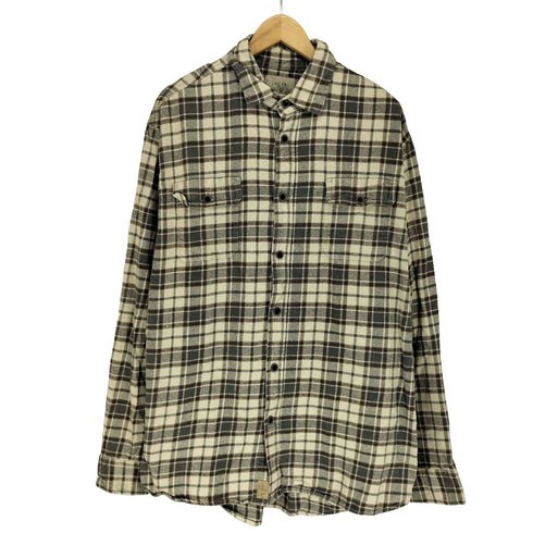 JACHS マチ付き チェックネルシャツ マチネル メンズ