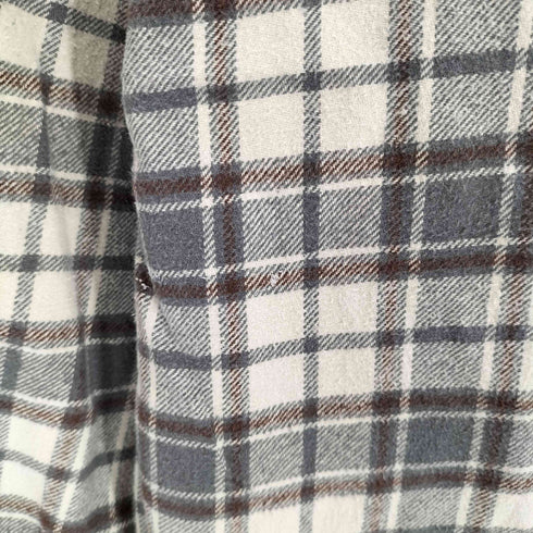 JACHS マチ付き チェックネルシャツ マチネル メンズ