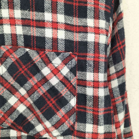 アーバンリパブリック URBAN REPUBLIC ロングスリーブ チェックネルシャツ メンズ JPN:M