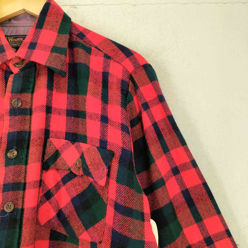 ウールリッチ WOOLRICH 両フラップ チェック アクリルシャツ メンズ JPN:M