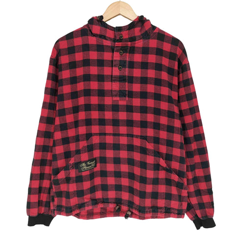 The Vermont Flannel Co バッファローチェック プルオーバー ネルパーカー メンズ import:XS