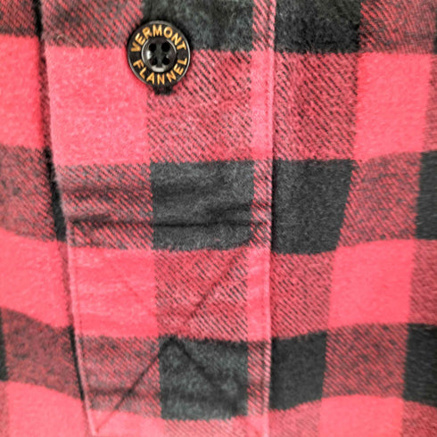 The Vermont Flannel Co バッファローチェック プルオーバー ネルパーカー メンズ import:XS