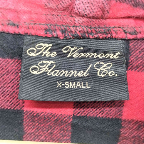 The Vermont Flannel Co バッファローチェック プルオーバー ネルパーカー メンズ import:XS