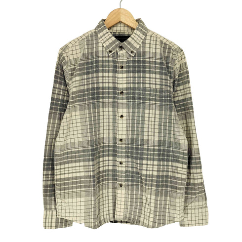バナナリパブリック BANANA REPUBLIC コーデュロイ チェック ボタンダウンシャツ メンズ JPN:M