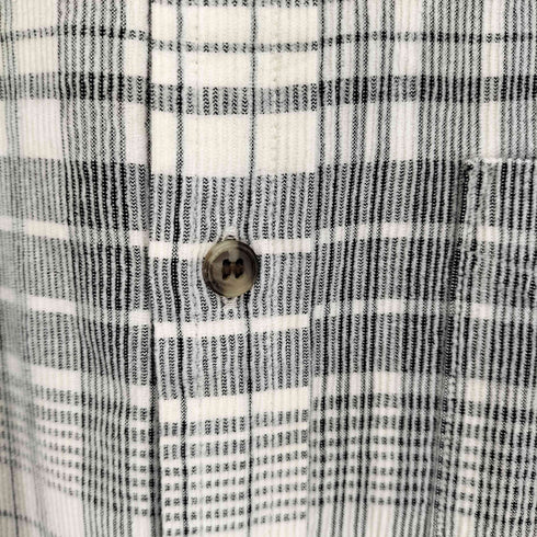 バナナリパブリック BANANA REPUBLIC コーデュロイ チェック ボタンダウンシャツ メンズ JPN:M