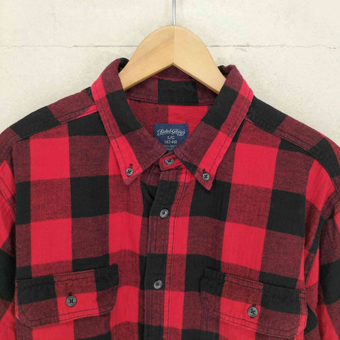 フェイデッドグローリー FADED GLORY 両フラップ バッファローチェック ボタンダウンシャツ メンズ JPN:L