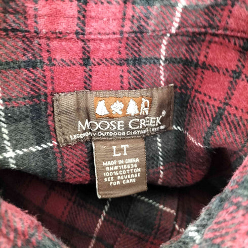 moose creek チェック 両フラップ ネルシャツ メンズ JPN:L