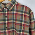 ランズエンド LANDS END ボタンダウンチェックネルシャツ メンズ JPN:XL