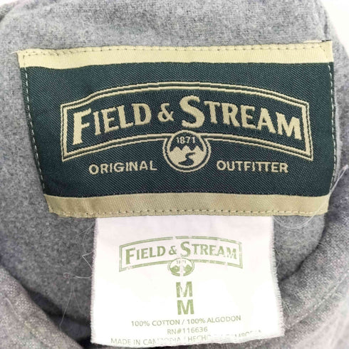 フイールドアンドストリーム FIELD&STREAM 両フラップ ロングスリーブ ネルシャツ メンズ JPN:M