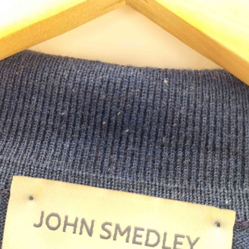 ジョンスメドレー JOHN SMEDLEY イギリス製 ウール 長袖ニットポロ メンズ import:L
