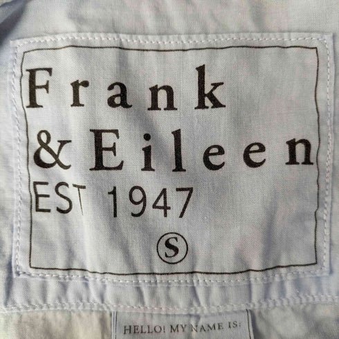 フランクアンドアイリーン Frank&Eileen USA製 LUKE コットン ブロード レギュラーカラー シャツ メンズ import:S