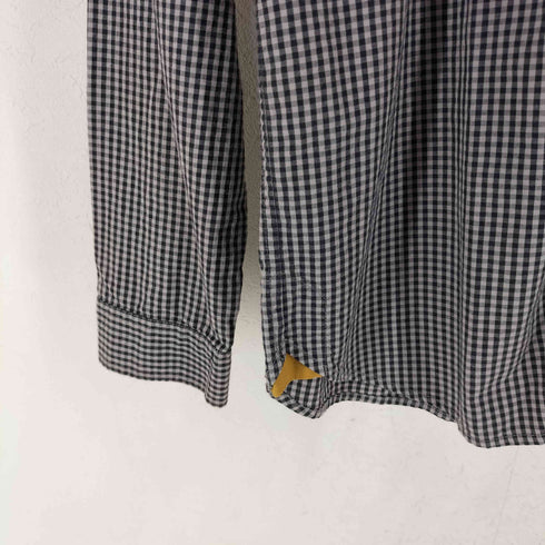 フレッドペリー FRED PERRY 月桂樹ロゴ 刺繍 ギンガムチェック 長袖 シャツ メンズ M