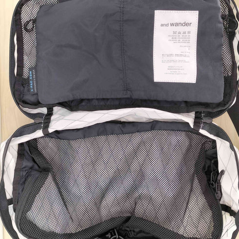 アンドワンダー and wander X-Pac tool bag エックスパックツールバック オフホワイト レディース