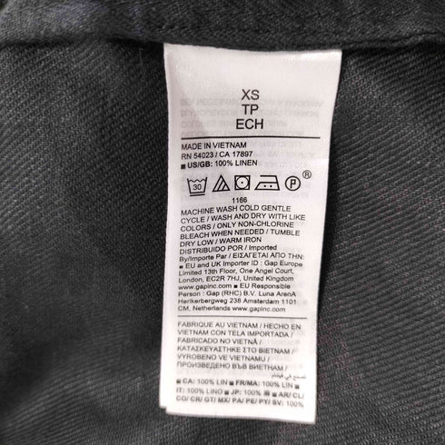 バナナリパブリック BANANA REPUBLIC 25SS リネン ボードネック クロップド トップス レディース import:XS