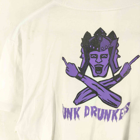パンクドランカーズ PUNK DRUNKERS アニメキャラクター コラボ プリント Tシャツ メンズ M